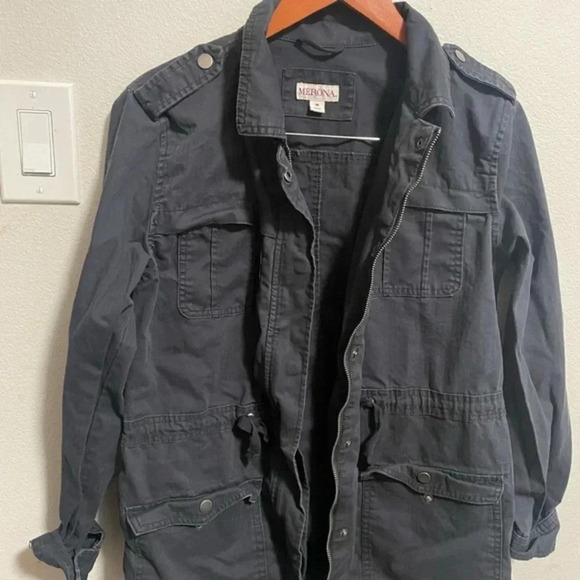 Merona mid weight utility jacket size Medium - Picture 3 of 6